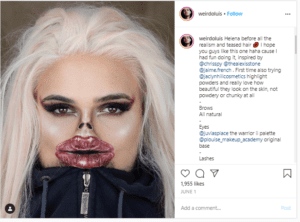 صورة حديثة تم نشرها في يونيو 2020 على حساب weirdoluis