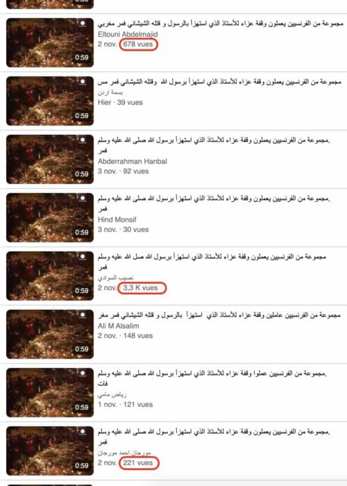 انتشار مقطع الفيديو ادعاء لا علاقة بسماع كلمة التكبير خلال تجمع في باريس