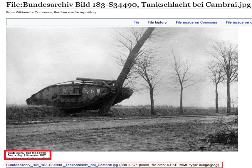 الدبابة البريطانية 1917 فتبينوا