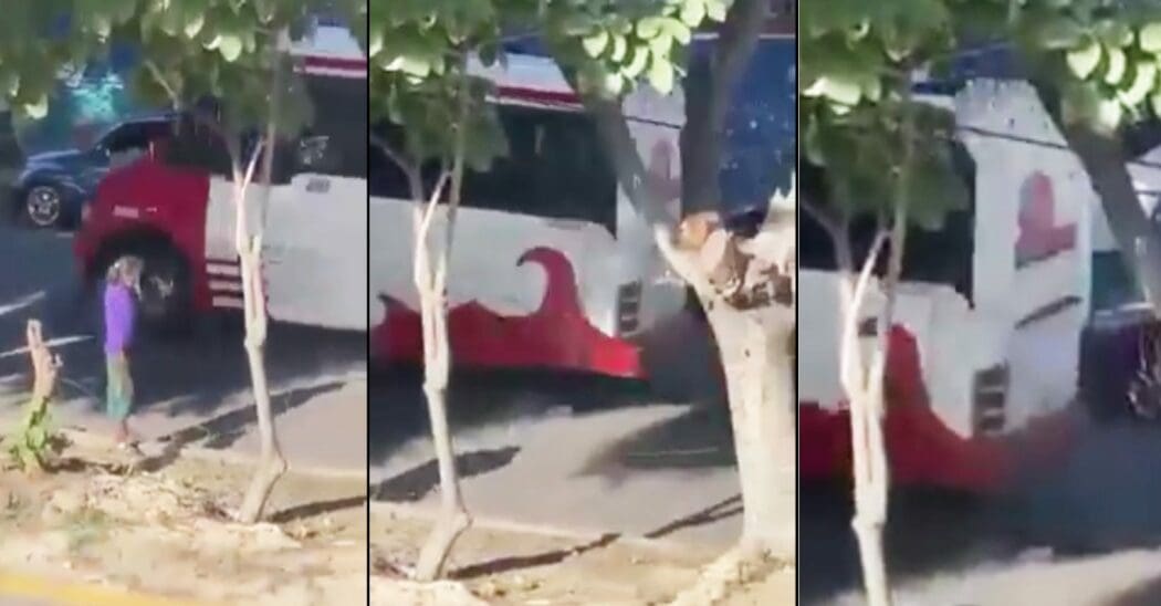 هذا المقطع التقط في المكسيك وليس العراق
