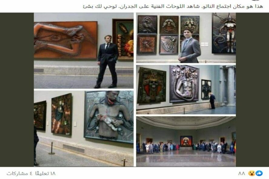 ادعاء مكان اجتماع الناتو